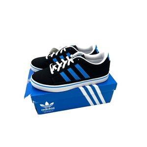 Adidas Kids Rayado J Shoes Sneakers Skateboard  Size‎ 6 Black & Blue